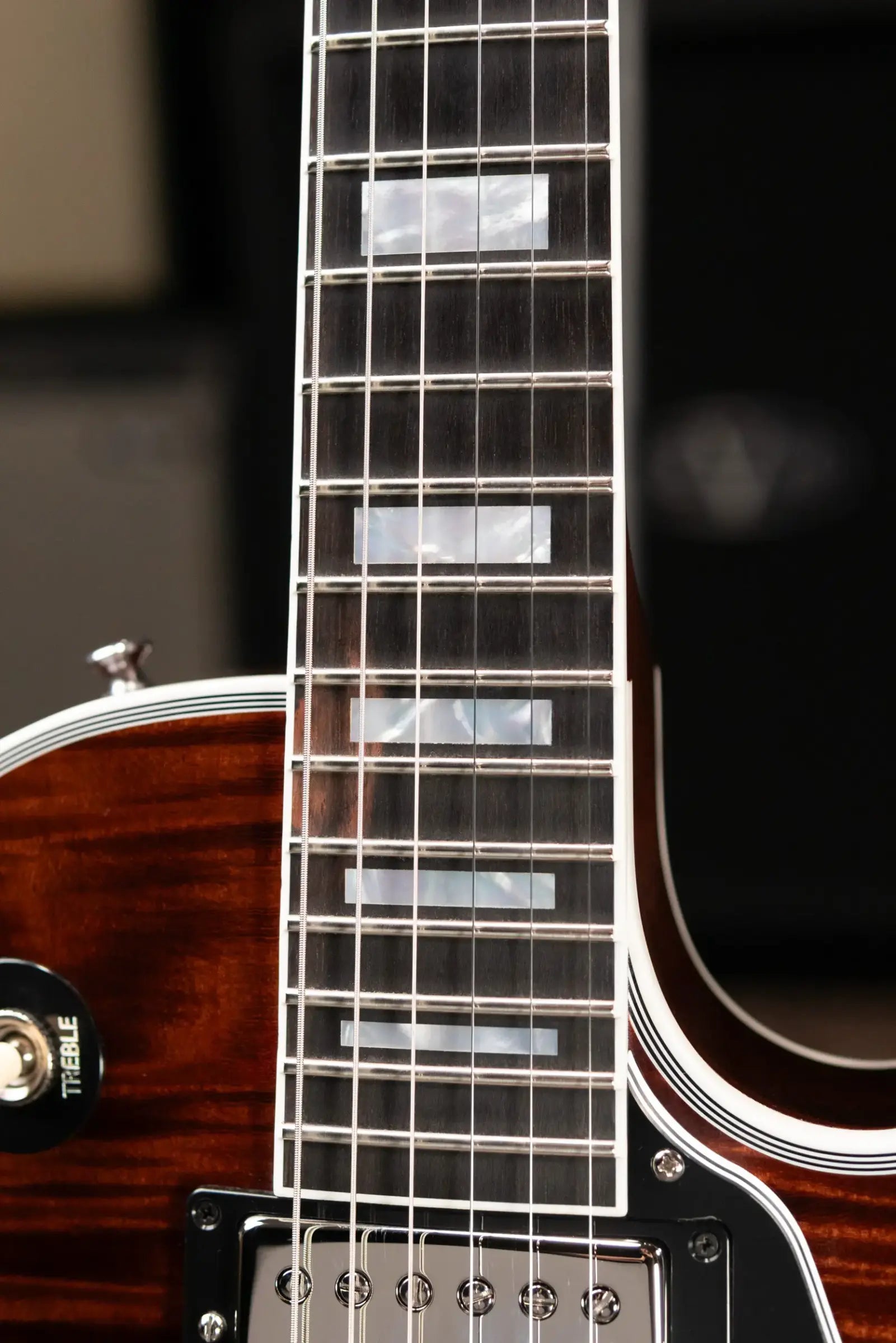 Gibson Custom Shop Les Paul Custom Figured Electric Guitar - Root Beer/Walnut with Hardshell Case