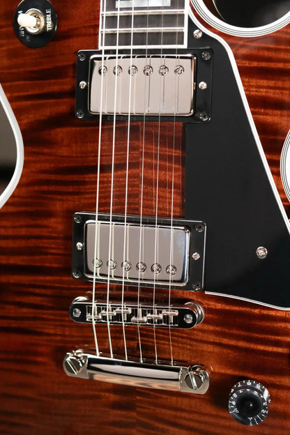 Gibson Custom Shop Les Paul Custom Figured Electric Guitar - Root Beer/Walnut with Hardshell Case