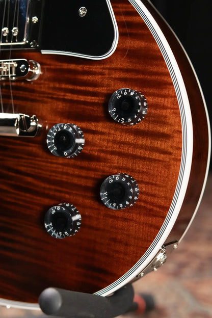 Gibson Custom Shop Les Paul Custom Figured Electric Guitar - Root Beer/Walnut with Hardshell Case