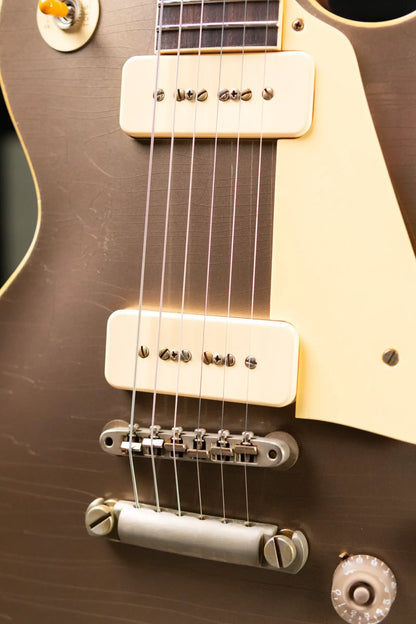 Gibson Custom Shop Limited Edition 1955 NAMM Show Commemorative Les Paul Standard Murphy Lab Light Aged Electric Guitar - Samoa Beige with Hardshell Case