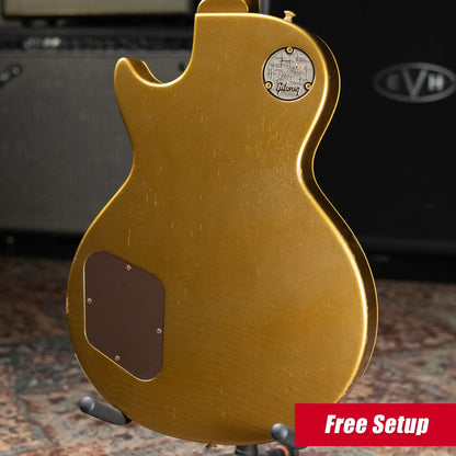 Gibson Custom Shop Limited Edition 1956 Les Paul Standard Reissue Murphy Lab Electric Guitar - All Gold Light Aged with Hardshell Case