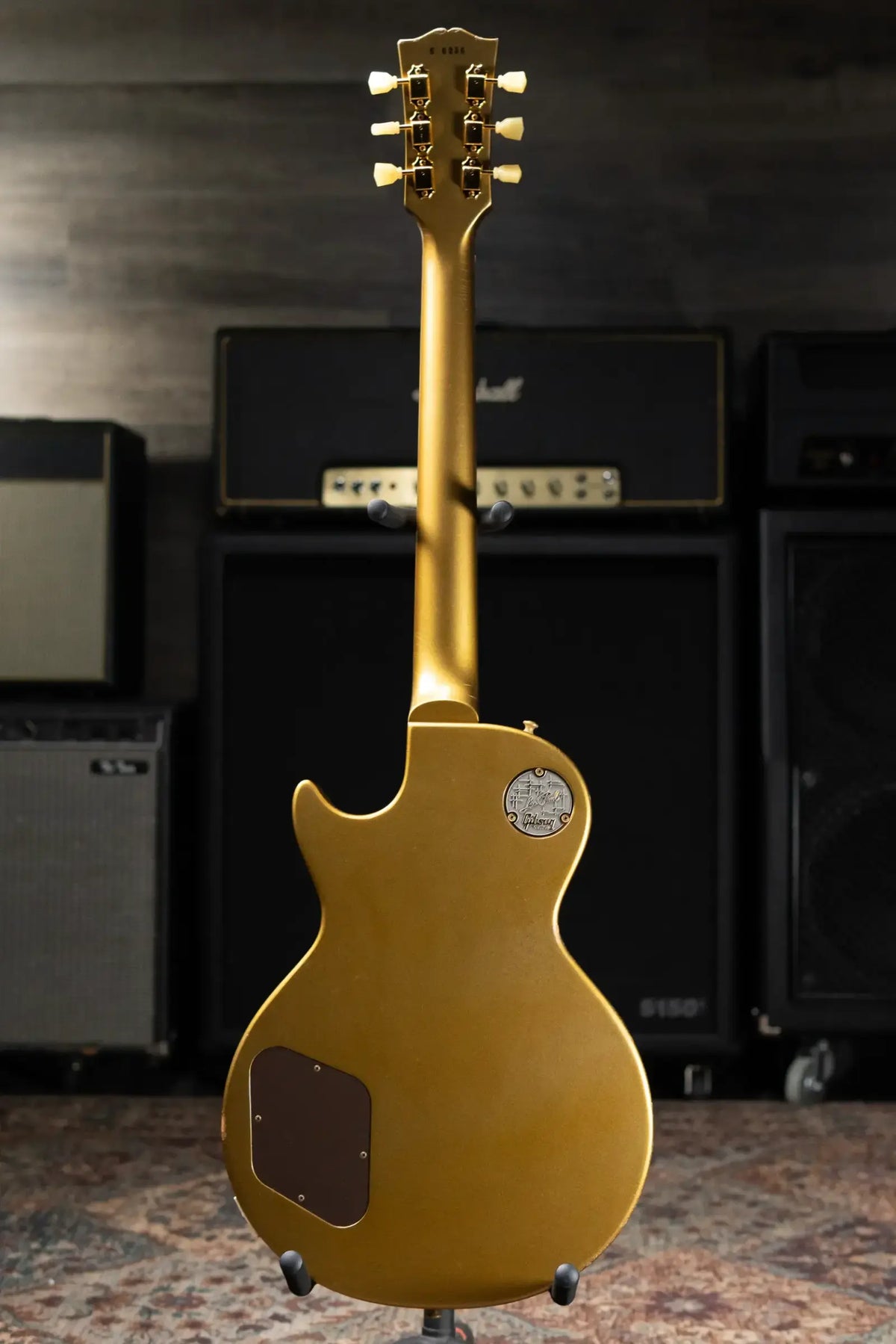 Gibson Custom Shop Limited Edition 1956 Les Paul Standard Reissue Murphy Lab Electric Guitar - All Gold Light Aged with Hardshell Case