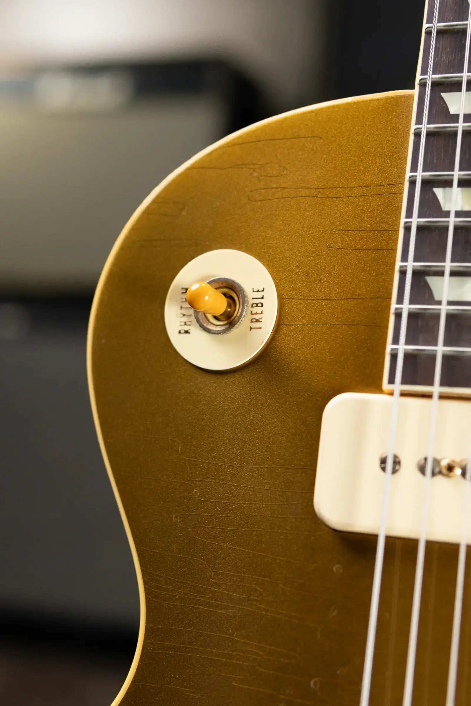 Gibson Custom Shop Limited Edition 1956 Les Paul Standard Reissue Murphy Lab Electric Guitar - All Gold Light Aged with Hardshell Case