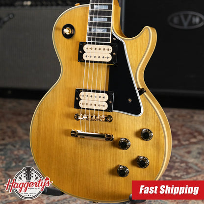 Gibson Custom Shop Limited Edition 1957 Les Paul Custom All Korina VOS Electric Guitar - Antique Natural with Hardshell Case