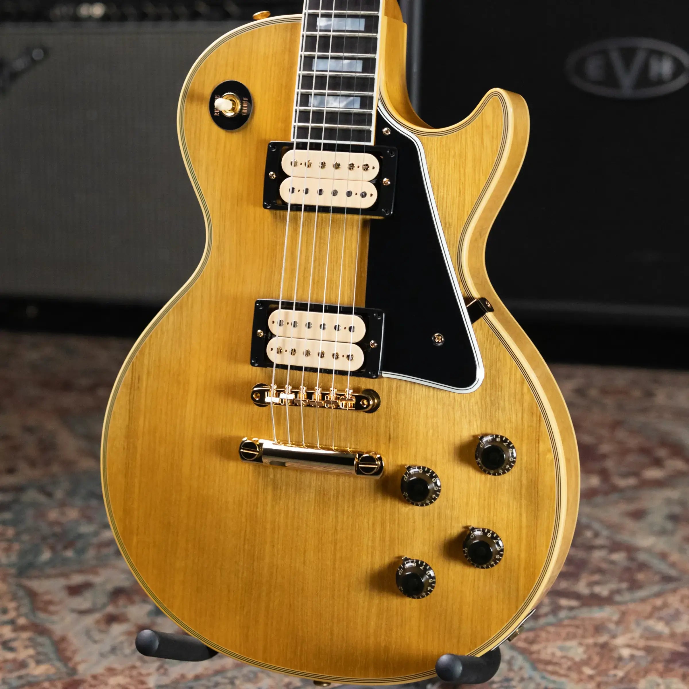 Gibson Custom Shop Limited Edition 1957 Les Paul Custom All Korina VOS Electric Guitar - Antique Natural with Hardshell Case