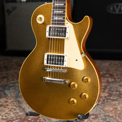 Gibson Custom Shop Limited Edition 1957 Les Paul Standard VOS Electric Guitar - Gold Sparkle with Hardshell Case