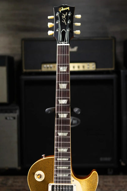 Gibson Custom Shop Limited Edition 1957 Les Paul Standard VOS Electric Guitar - Gold Sparkle with Hardshell Case