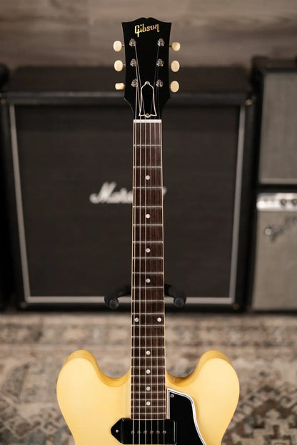 Gibson Custom Shop Limited Edition 1959 ES-330 Bigsby Reissue Hollow Body Electric Guitar - Antique White VOS with Hardshell Case