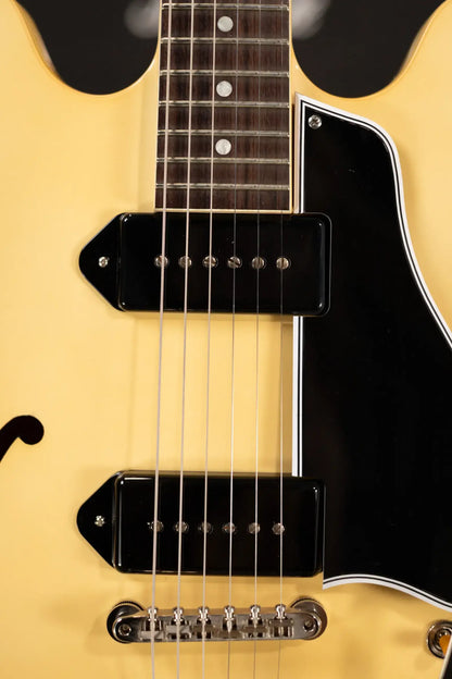 Gibson Custom Shop Limited Edition 1959 ES-330 Bigsby Reissue Hollow Body Electric Guitar - Antique White VOS with Hardshell Case