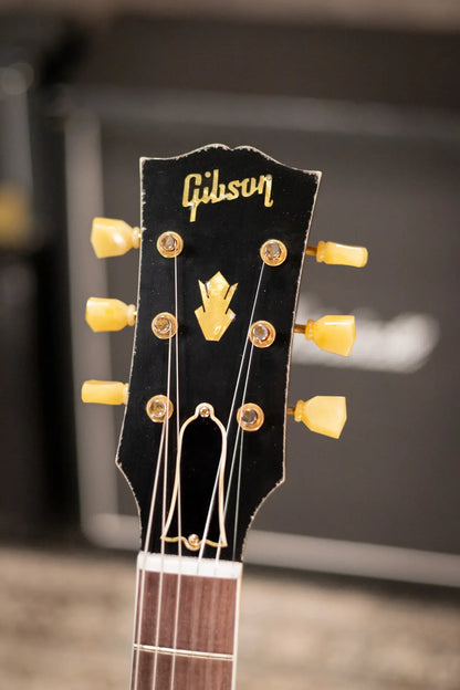 Gibson Custom Shop Limited Edition 1959 ES-345 Varitone Bigsby Reissue Murphy Lab Semi-Hollow Electric Guitar - Ebony Heavy Aged with Hardshell Case