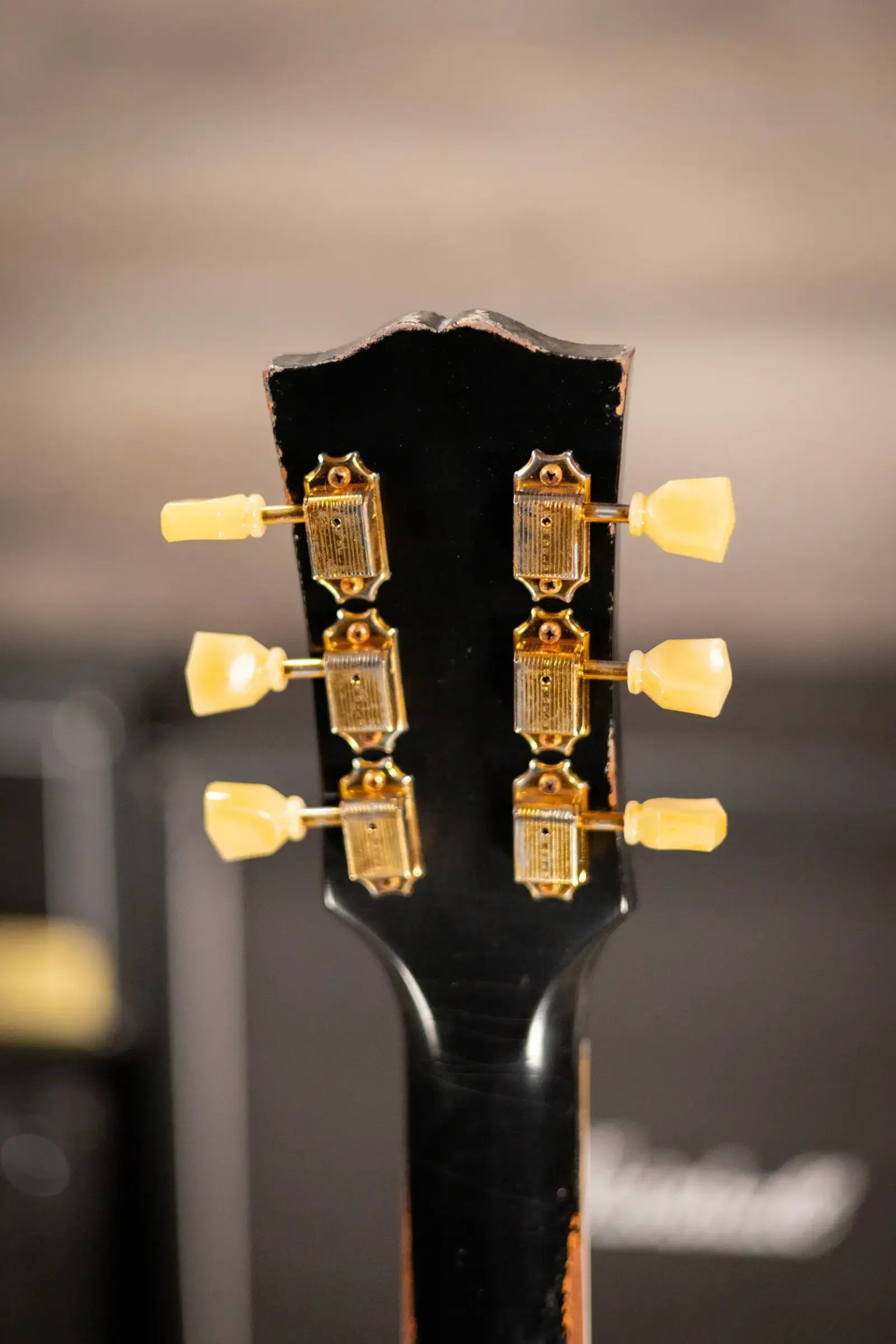 Gibson Custom Shop Limited Edition 1959 ES-345 Varitone Bigsby Reissue Murphy Lab Semi-Hollow Electric Guitar - Ebony Heavy Aged with Hardshell Case