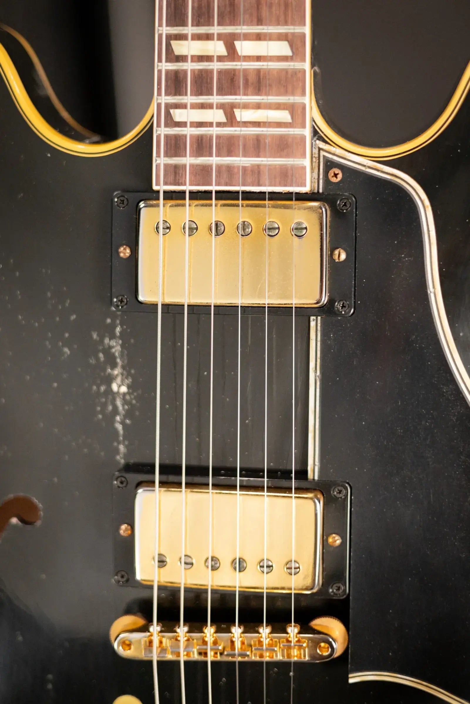 Gibson Custom Shop Limited Edition 1959 ES-345 Varitone Bigsby Reissue Murphy Lab Semi-Hollow Electric Guitar - Ebony Heavy Aged with Hardshell Case