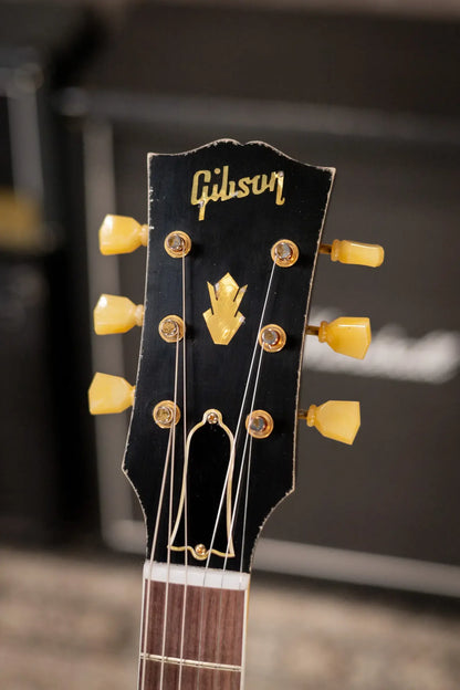 Gibson Custom Shop Limited Edition 1959 ES-345 Varitone Bigsby Reissue Murphy Lab Semi-Hollow Electric Guitar - Ebony Heavy Aged with Hardshell Case