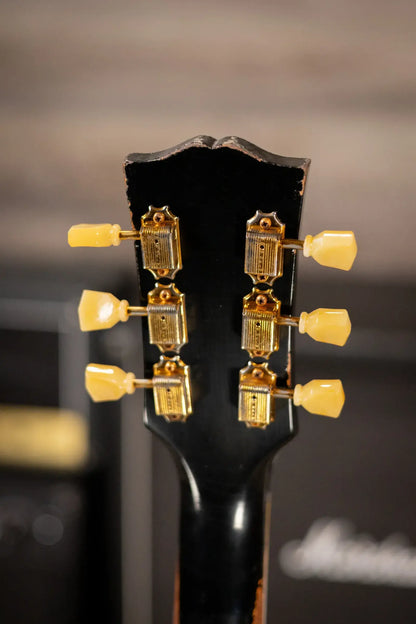 Gibson Custom Shop Limited Edition 1959 ES-345 Varitone Bigsby Reissue Murphy Lab Semi-Hollow Electric Guitar - Ebony Heavy Aged with Hardshell Case