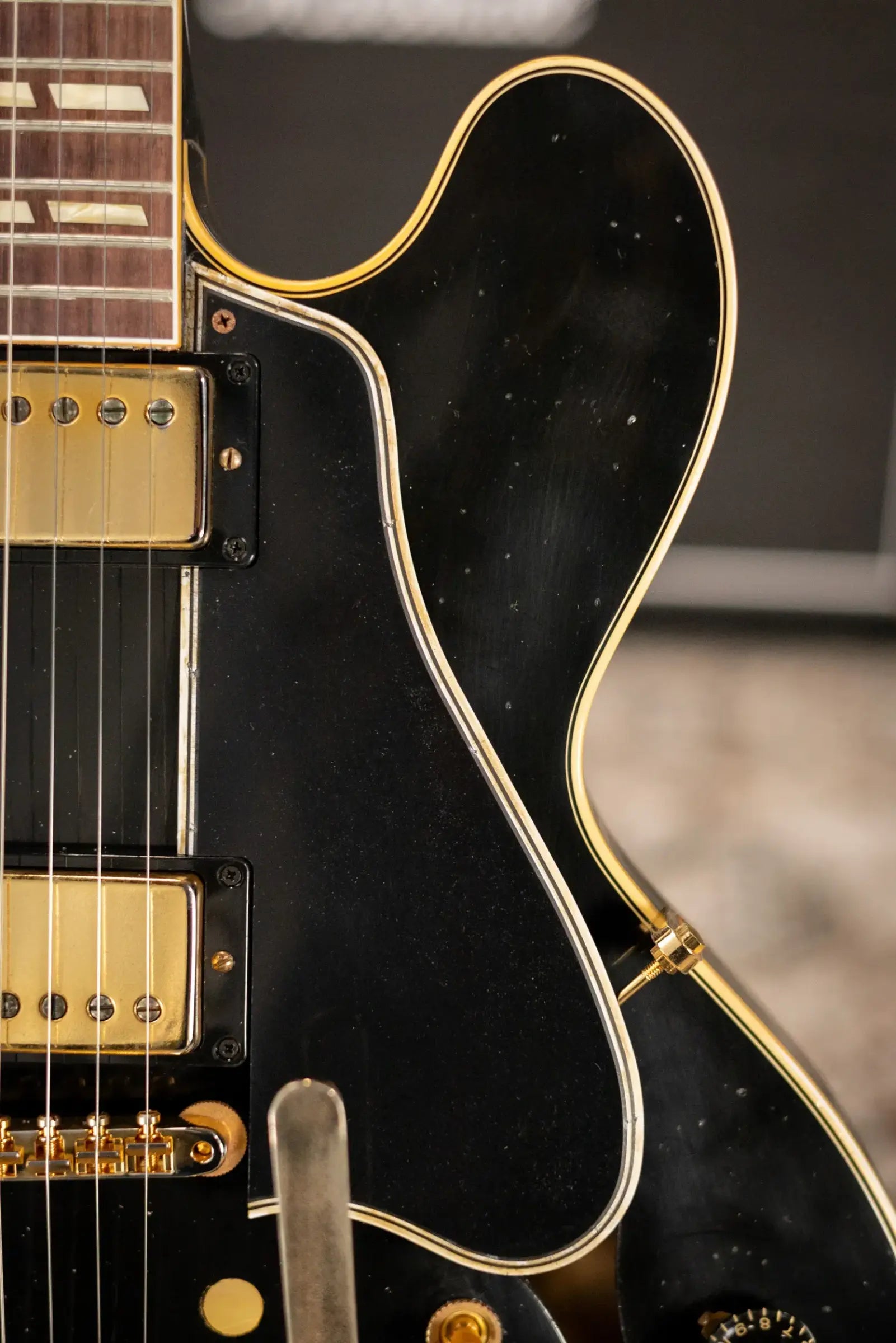Gibson Custom Shop Limited Edition 1959 ES-345 Varitone Bigsby Reissue Murphy Lab Semi-Hollow Electric Guitar - Ebony Heavy Aged with Hardshell Case