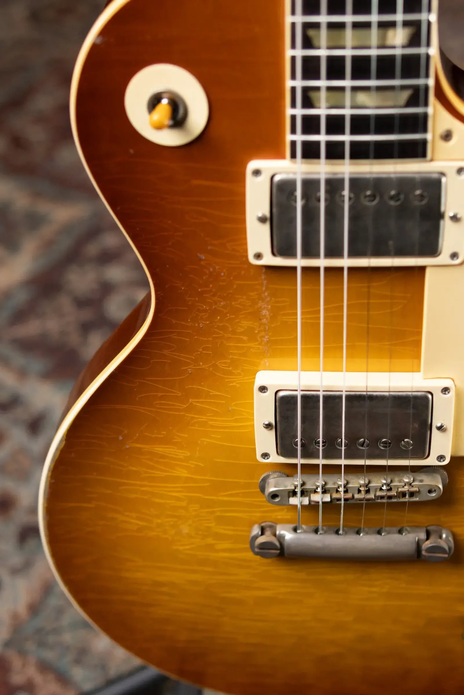 Gibson Custom Shop Limited Edition 1959 Les Paul Standard Reissue Murphy Lab Electric Guitar - Faded Peach Burst Heavy Aged with Hardshell Case