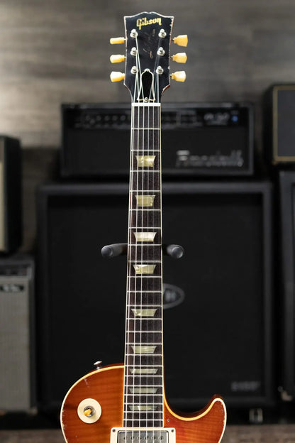Gibson Custom Shop Limited Edition 1959 Les Paul Standard Reissue Murphy Lab Electric Guitar - Molten Amber Burst Heavy Aged with Hardshell Case