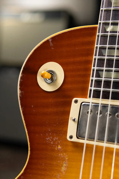 Gibson Custom Shop Limited Edition 1959 Les Paul Standard Reissue Murphy Lab Electric Guitar - Molten Amber Burst Heavy Aged with Hardshell Case