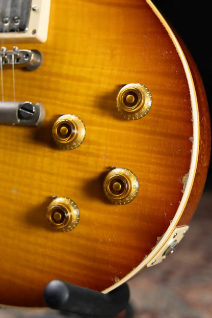 Gibson Custom Shop Limited Edition 1959 Les Paul Standard Reissue Murphy Lab Electric Guitar - Molten Amber Burst Heavy Aged with Hardshell Case
