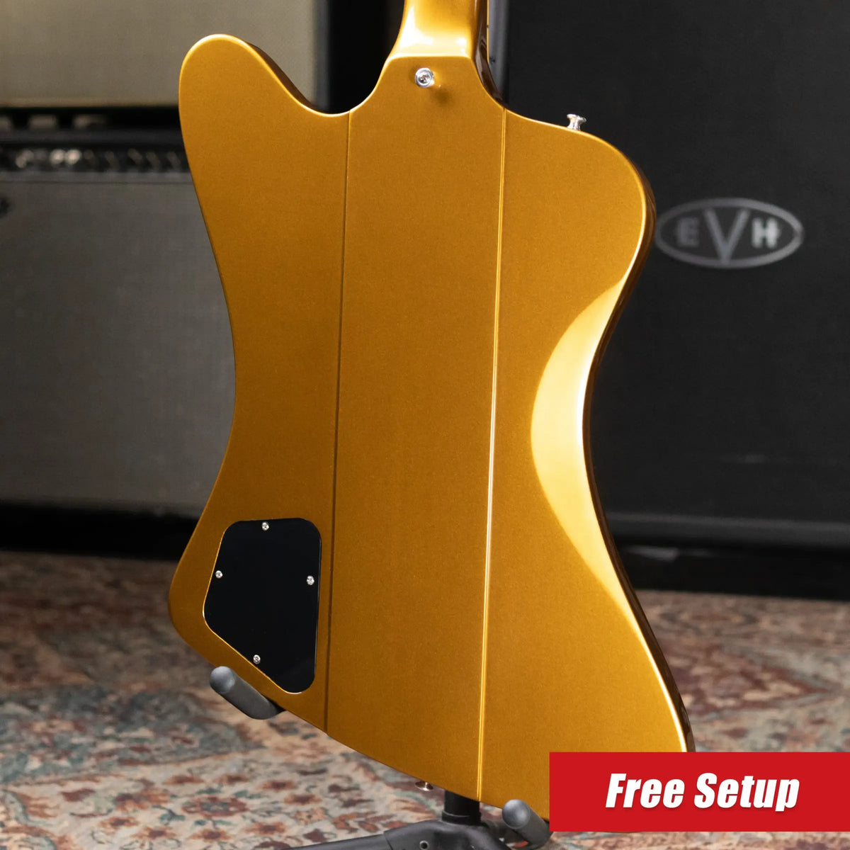 Gibson Custom Shop Limited Edition 1963 Firebird VII Maestro Electric Guitar - Double Gold Gloss with Hardshell Case