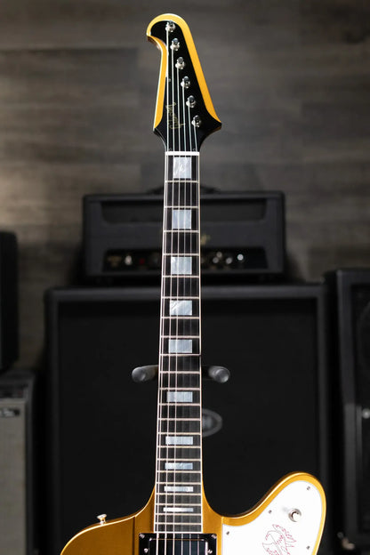 Gibson Custom Shop Limited Edition 1963 Firebird VII Maestro Electric Guitar - Double Gold Gloss with Hardshell Case