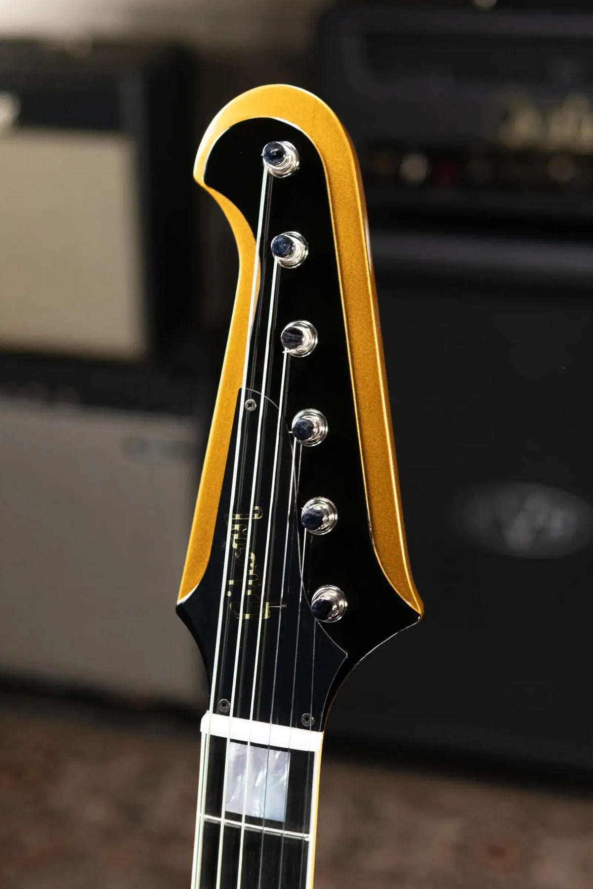 Gibson Custom Shop Limited Edition 1963 Firebird VII Maestro Electric Guitar - Double Gold Gloss with Hardshell Case