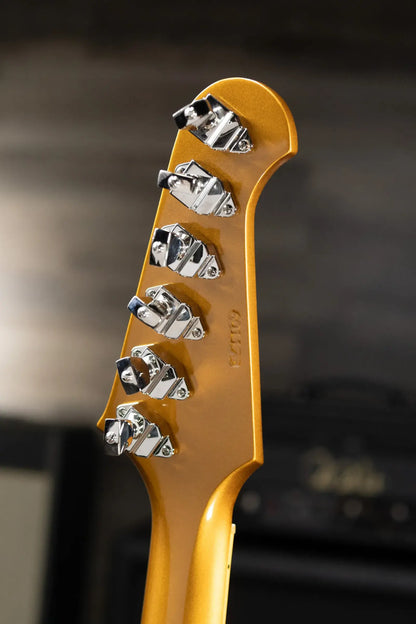 Gibson Custom Shop Limited Edition 1963 Firebird VII Maestro Electric Guitar - Double Gold Gloss with Hardshell Case