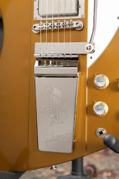Gibson Custom Shop Limited Edition 1963 Firebird VII Maestro Electric Guitar - Double Gold Gloss with Hardshell Case