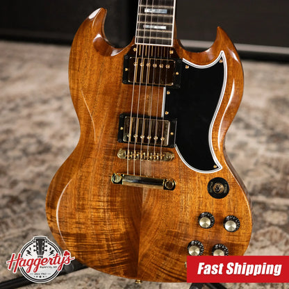 Gibson Custom Shop Limited Edition SG Custom Electric Guitar - Koa/Walnut with Hardshell Case