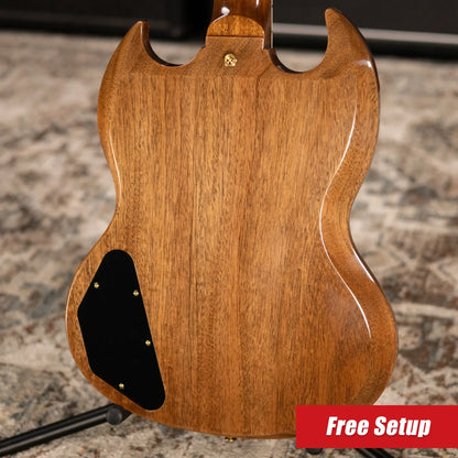 Gibson Custom Shop Limited Edition SG Custom Electric Guitar - Koa/Walnut with Hardshell Case