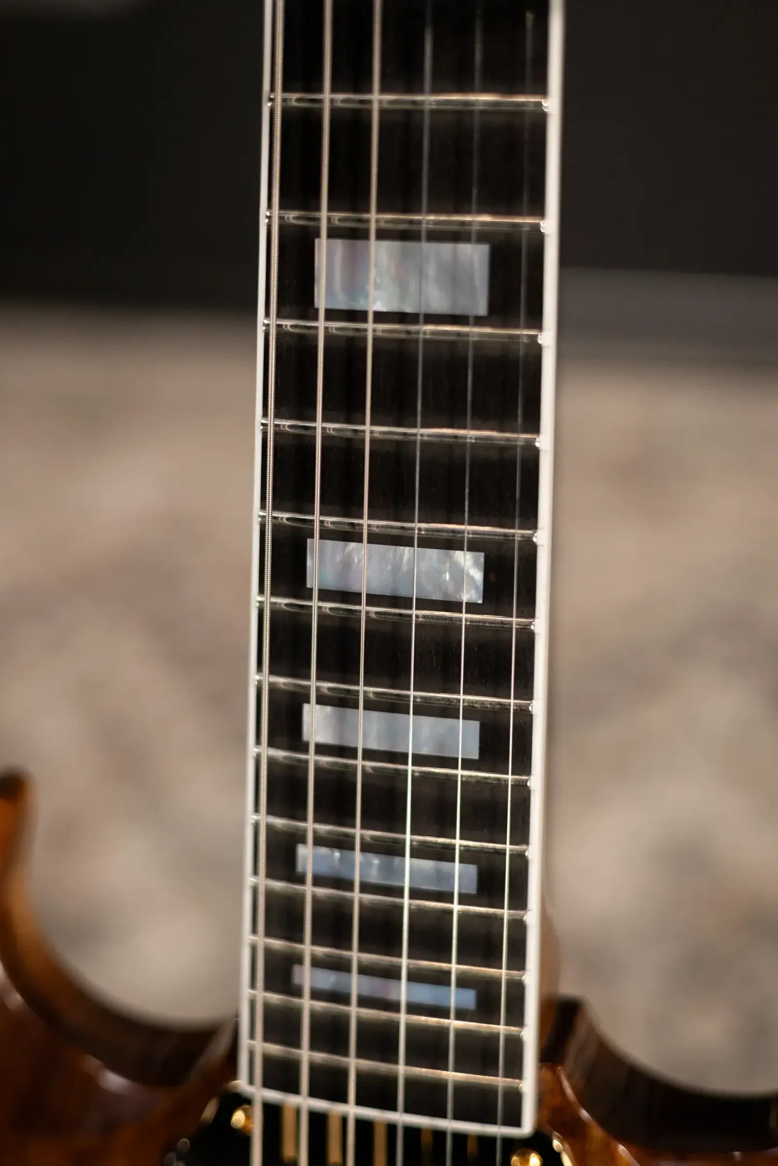 Gibson Custom Shop Limited Edition SG Custom Electric Guitar - Koa/Walnut with Hardshell Case