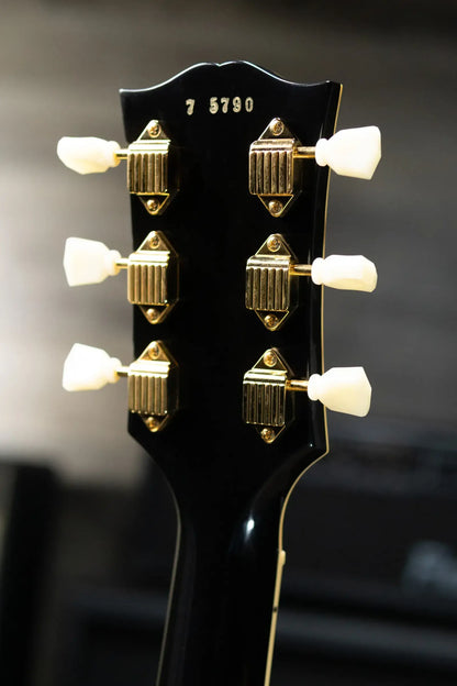 Gibson Custom Shop Made 2 Measure 1957 Les Paul Custom VOS Electric Guitar - Ebony with Hardshell Case