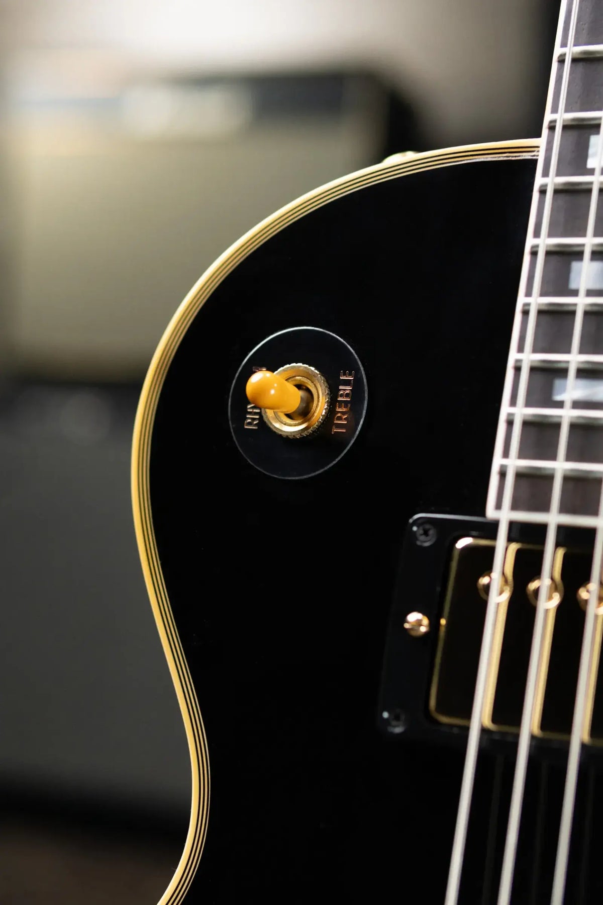 Gibson Custom Shop Made 2 Measure 1957 Les Paul Custom VOS Electric Guitar - Ebony with Hardshell Case