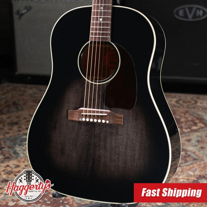 Gibson Custom Shop Made-2-Measure J-45 Standard Acoustic Guitar - Cobra Burst with Hardshell Case