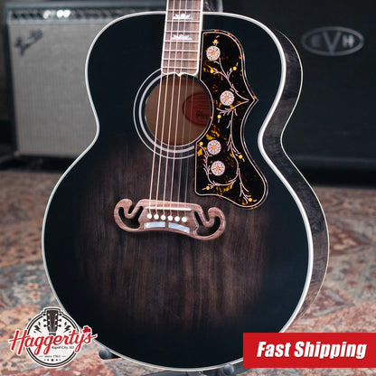 Gibson Custom Shop Made-to-Measure SJ-200 Standard Acoustic Guitar - Cobra Burst with Hardshell Case