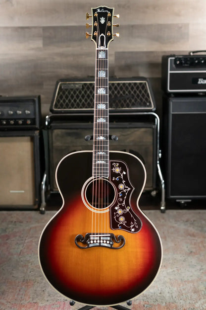 Gibson Custom Shop Pre-War SJ-200 Rosewood Acoustic - Vintage Sunburst with Hardshell Case