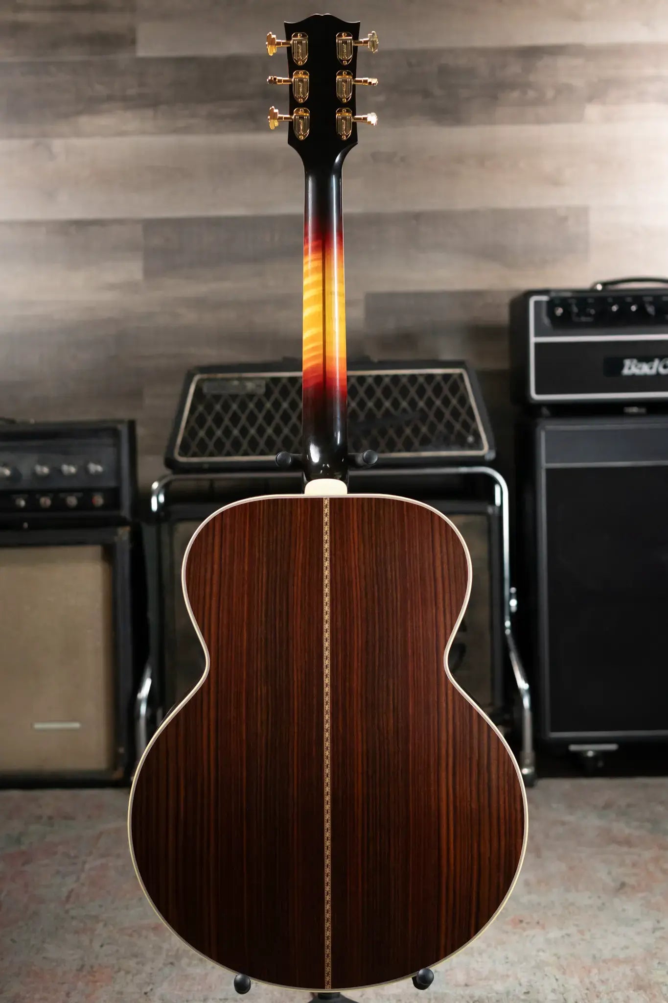Gibson Custom Shop Pre-War SJ-200 Rosewood Acoustic - Vintage Sunburst with Hardshell Case