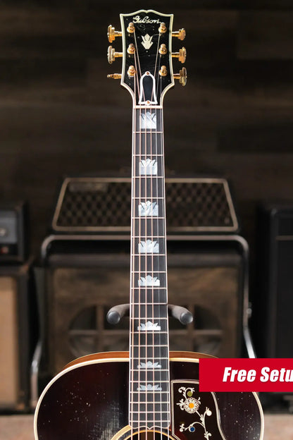 Gibson Custom Shop Pre-War SJ-200 Rosewood Murphy Lab Light Aged Acoustic Guitar - Faded Vintage Sunburst with Hardshell Case