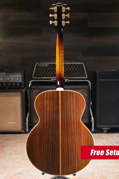 Gibson Custom Shop Pre-War SJ-200 Rosewood Murphy Lab Light Aged Acoustic Guitar - Faded Vintage Sunburst with Hardshell Case