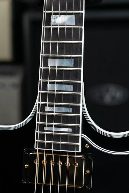 Gibson Custom Shop RD Custom Electric Guitar - Ebony with Hardshell Case