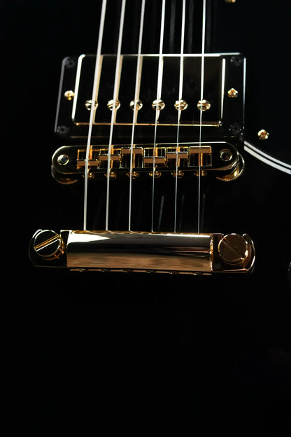 Gibson Custom Shop RD Custom Electric Guitar - Ebony with Hardshell Case
