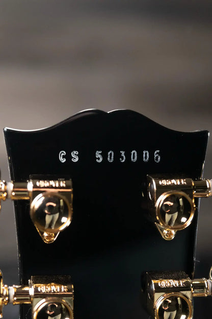 Gibson Custom Shop SG Custom 2-Pickup with Ebony Fingerboard Gloss Electric Guitar - Ebony with Hardshell Case