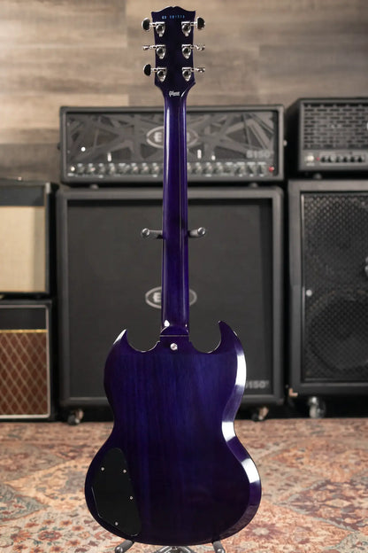 Gibson Custom Shop SG Custom Figured Top Electric Guitar - Blue Widow with Hardshell Case