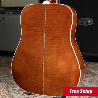 Gibson Dove Anniversary Limited Edition Acoustic/Electric Guitar - Cremona Burst with Hardshell Case