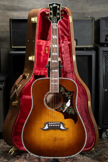 Gibson Dove Anniversary Limited Edition Acoustic/Electric Guitar - Cremona Burst with Hardshell Case