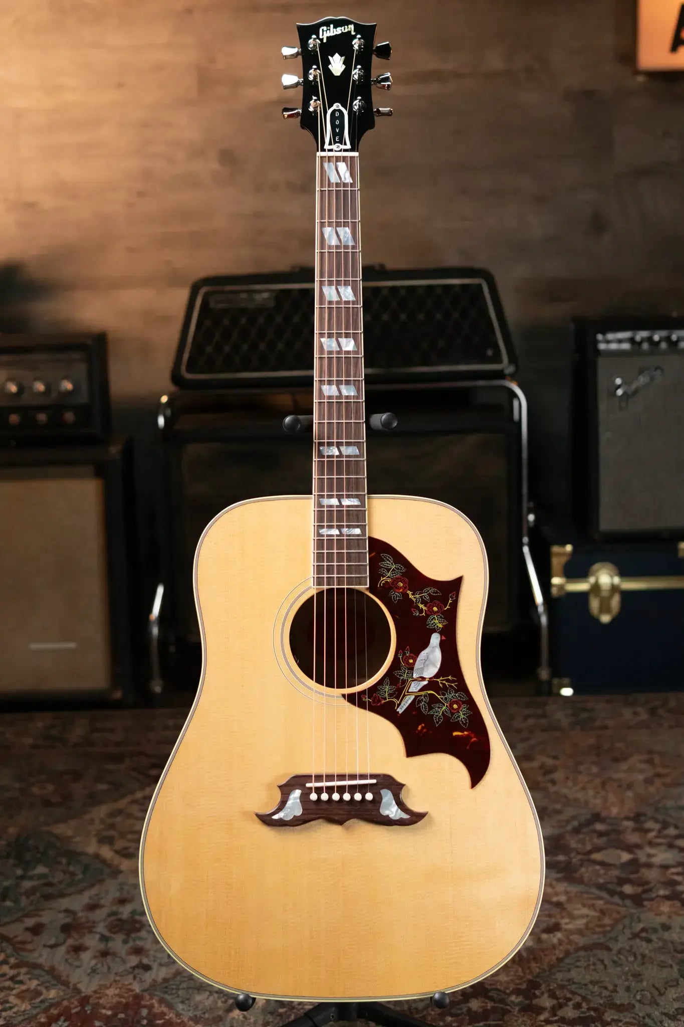 Gibson Dove Original Acoustic/Electric - Antique Natural with Hardshell Case