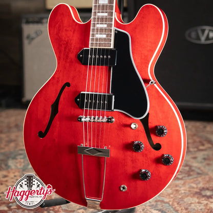 Gibson ES-330 Hollow Body Electric Guitar - Sixties Cherry with Hardshell Case