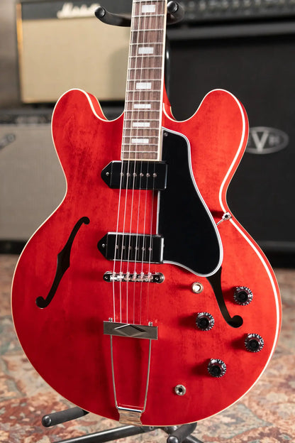 Gibson ES-330 Hollow Body Electric Guitar - Sixties Cherry with Hardshell Case