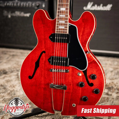 Gibson ES-330 Hollow Body Electric Guitar - Sixties Cherry with Hardshell Case