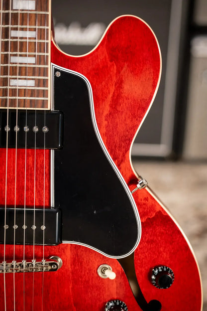 Gibson ES-330 Hollow Body Electric Guitar - Sixties Cherry with Hardshell Case
